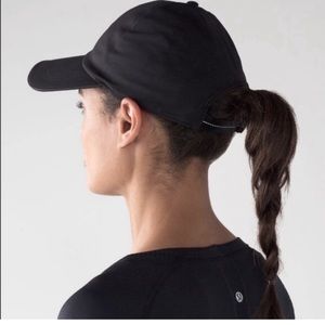 Lululemon Athletica Black Baseball Hat